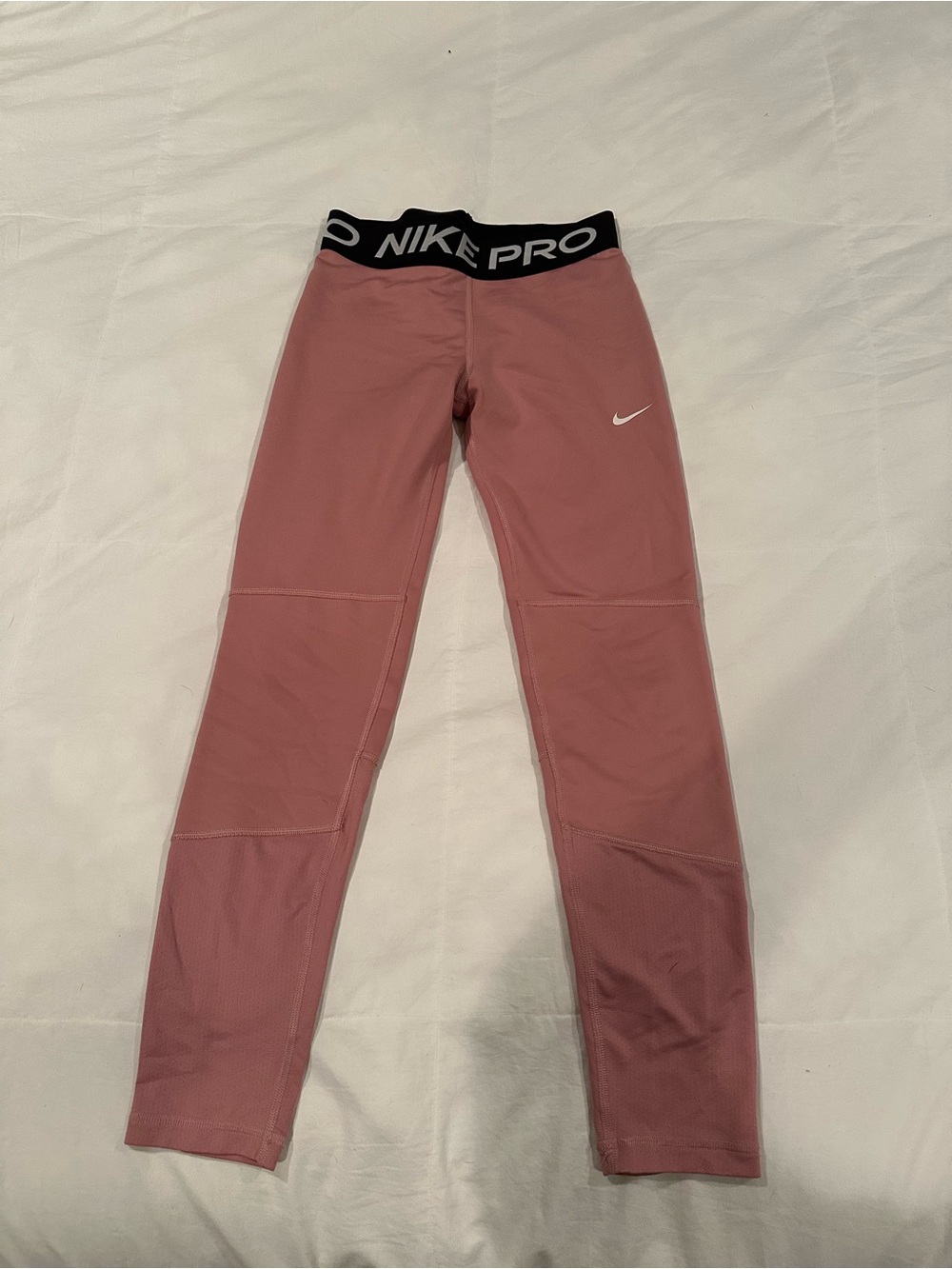 Nike Girls' Mauve Pink Pro Performance Leggings